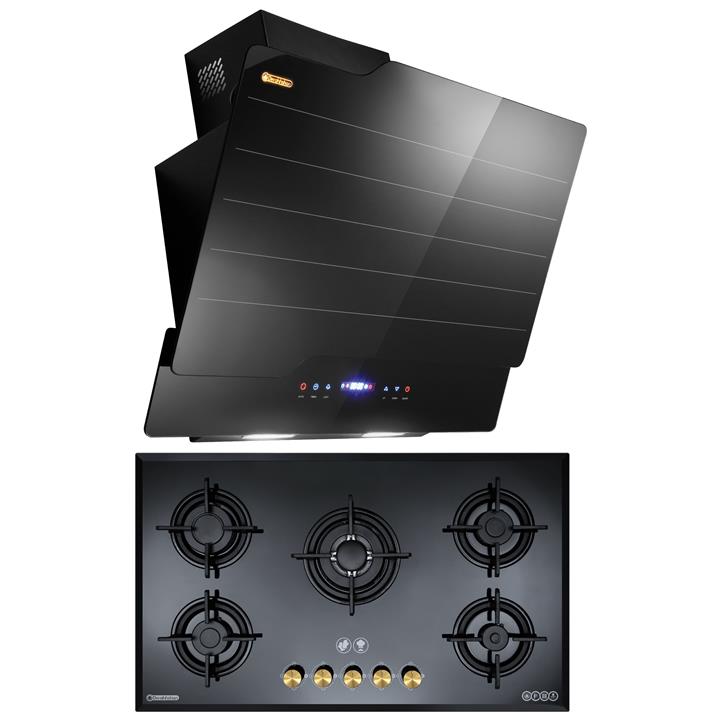 هود و اجاق گاز صفحه ای درخشان مدل نوت G605